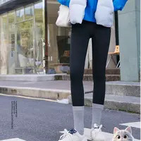 6981新款秋季外穿收腰提臀加厚磨毛芭比裤 