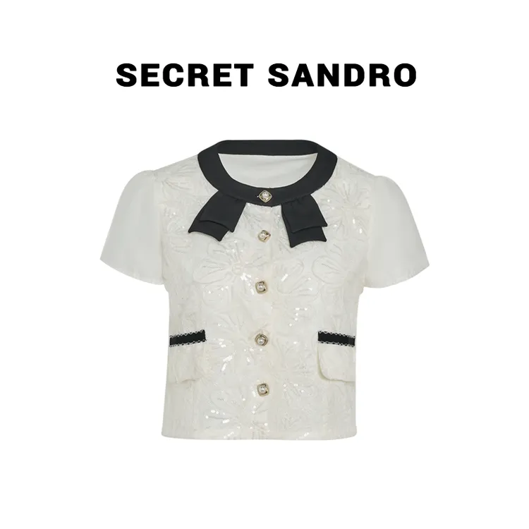 【安妮】Secret Sandro 楚楚  上衣 S55280104C