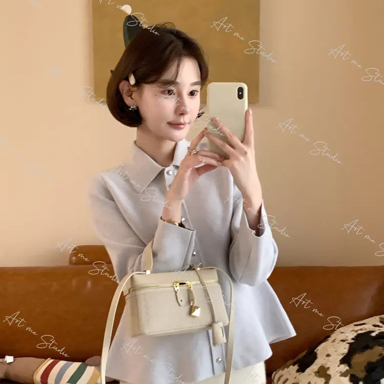 【ART ME】棉混纺蚂蚁腰既视感提拉腰线戳中潮流心巴三色上衣w24505