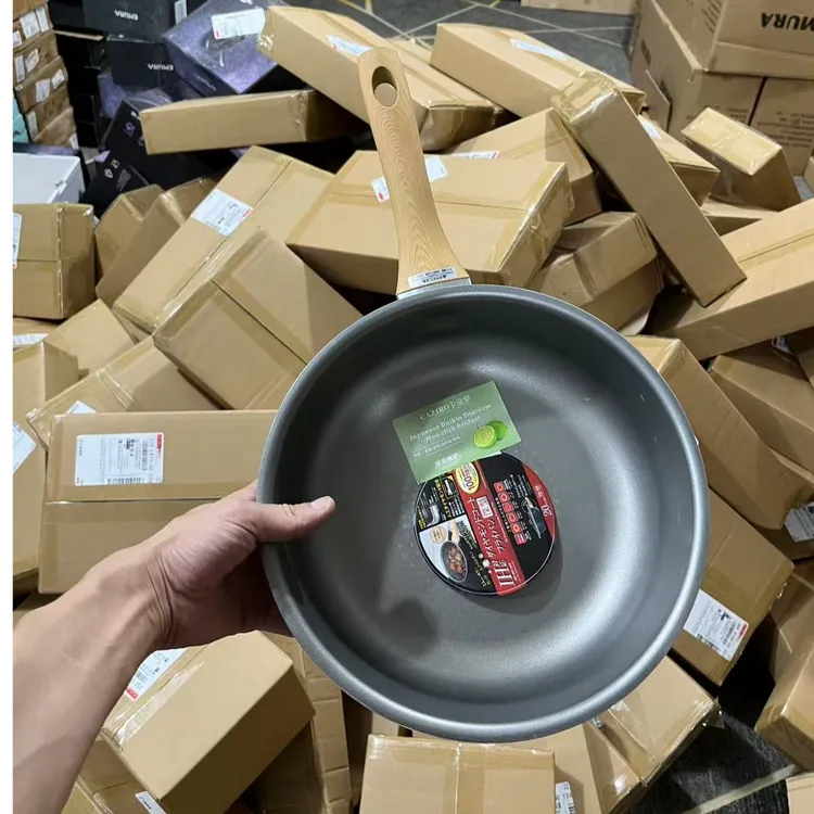 正品CAZIRO卡滋罗26CM炒锅不沾煎锅超级不沾不挑任何灶具