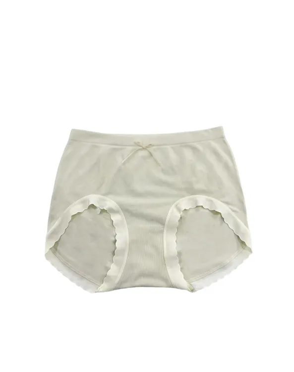 B 223 蝴蝶结装饰  纯色  舒适  百搭 （一包三条 颜色随机）内裤