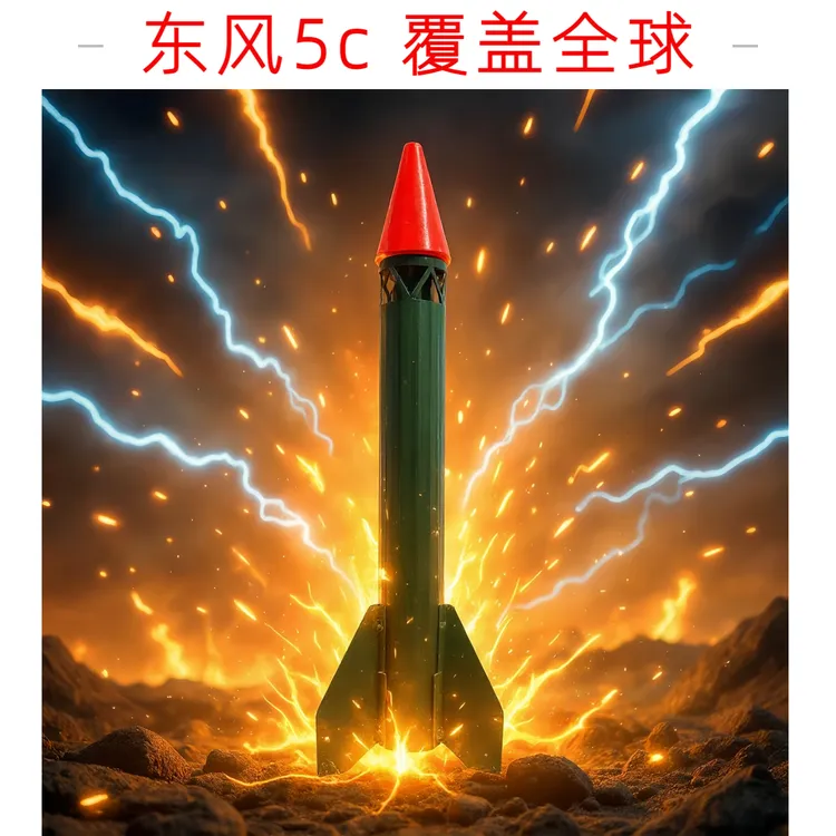 92cm东风5c模型摆件二踢脚神器军迷收藏品家用神器
