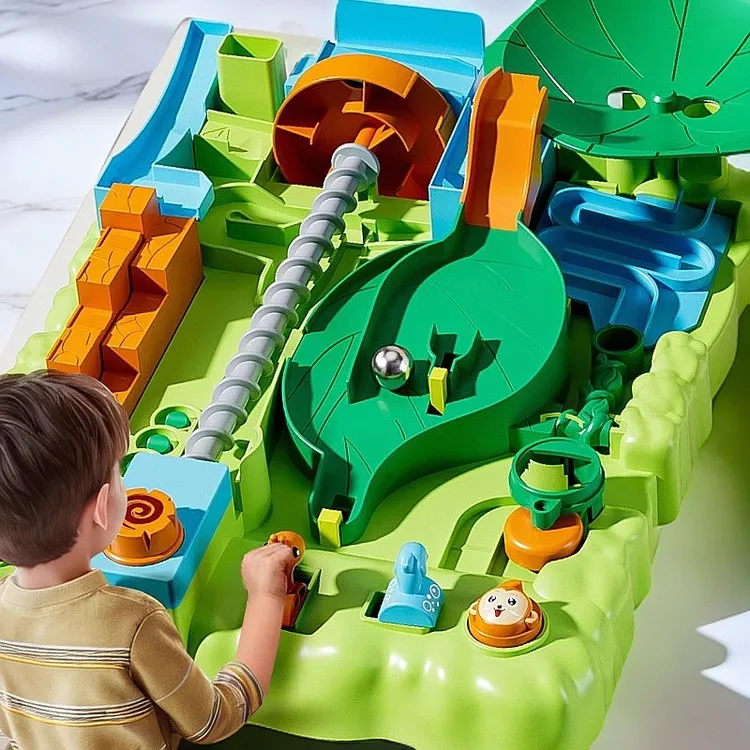游戏丛林闯关大冒险6岁以上男孩智力游戏玩具8一12岁男孩滚珠