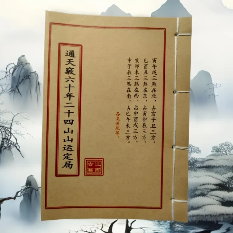 通天竅六十年二十四山山运定局手工线装杨公二十四山立向秘诀古籍