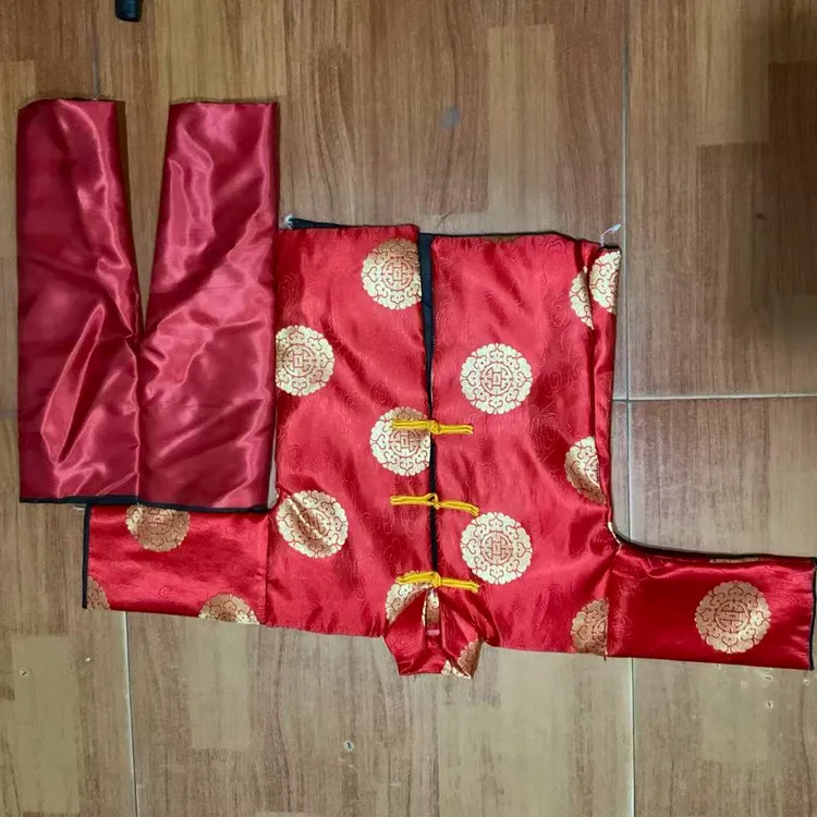 高档提花织锦寒衣加厚加大十月一寒衣节男女款