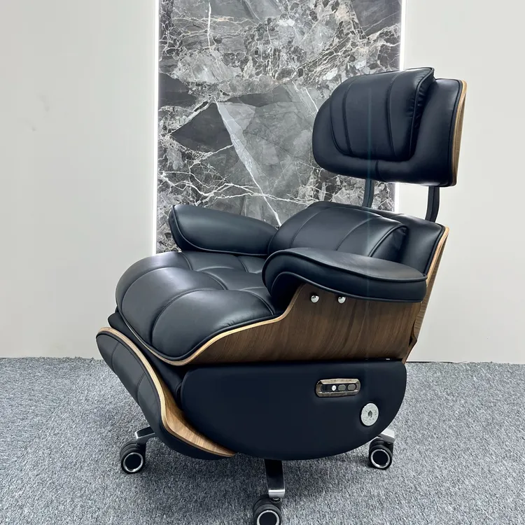 名朔万莉伊姆斯电动躺椅人体工学午休椅老板椅按摩通风加热躺椅