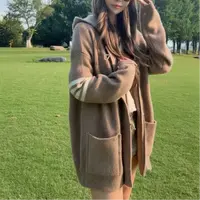 【全都是细节】254440经典TB款连帽款牛角扣羊绒衫时尚百搭款