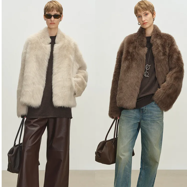 MSBEAST/野兽小姐都市休闲立趴领托斯卡纳直毛皮毛一体丨瑞秋行歌