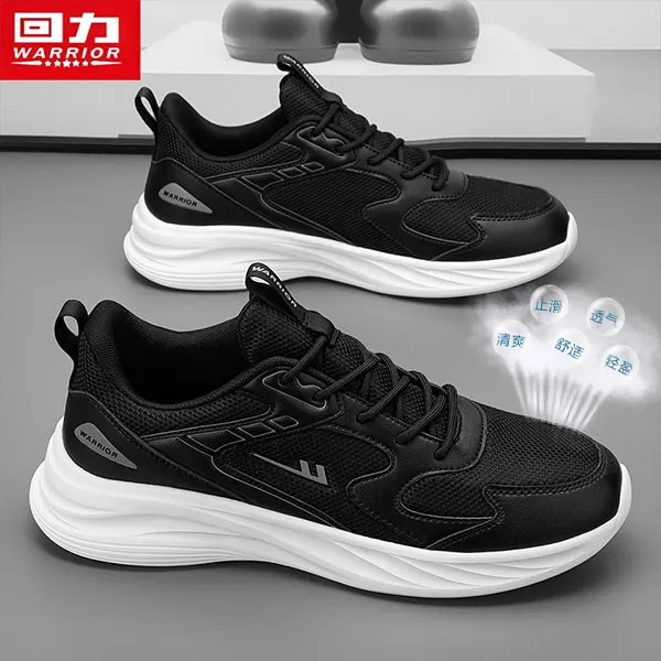 回力运动鞋男士爆款2025夏季情侣跑步鞋轻便透气减震休闲网面跑鞋