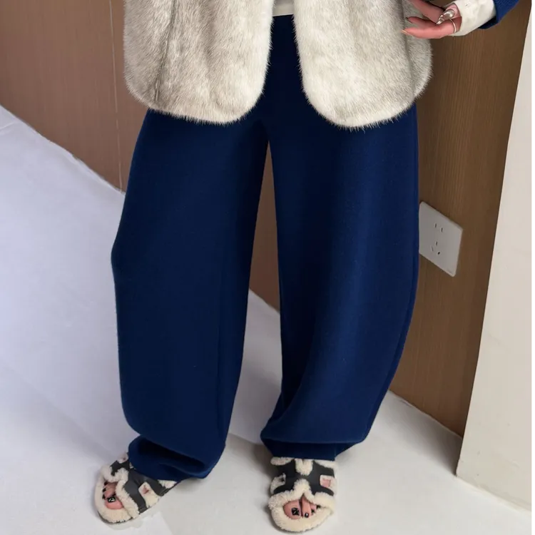 EMILY精选 弯刀羊绒裤 258236