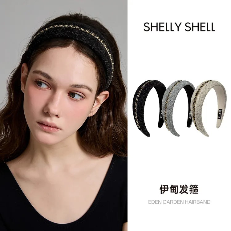 【雯雯专属】Shelly Shell伊甸发箍 简约时尚经典单链小香风发箍