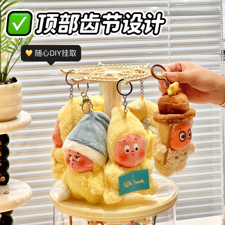 玩偶手办收纳展示盒娃娃家用大容量公仔玩偶收纳桶卧室客厅玩具桶