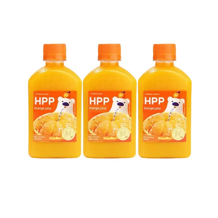 北冰洋HPP柑桔汁鲜榨果汁饮料早餐佐葡西梅益袋装椰子
