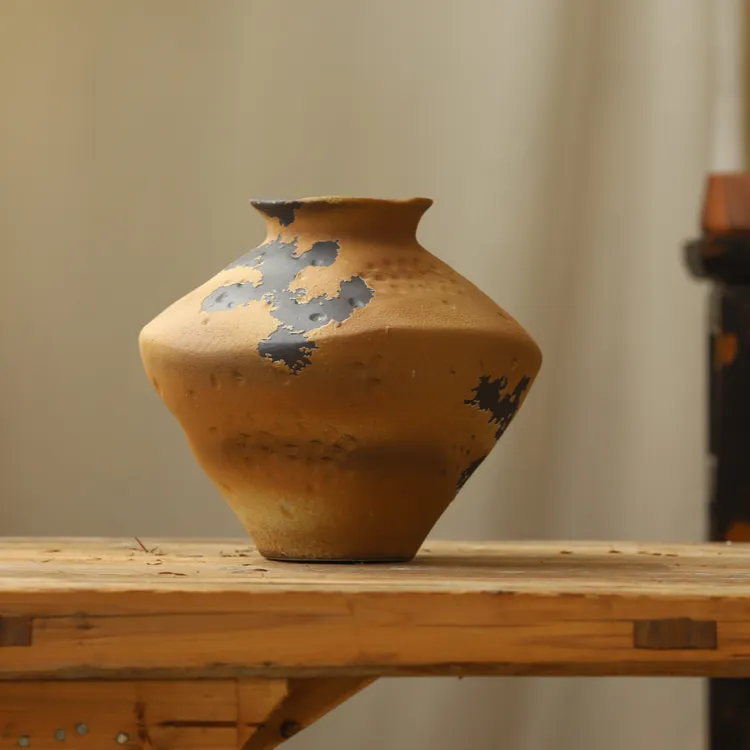 372景德镇陶瓷花瓶侘疾风花瓶插花客厅禅意玄关摆件200X70