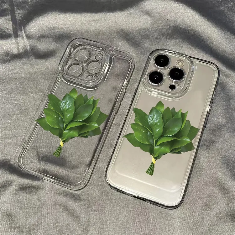 BANCA柚子叶适用iphone16/17Pro手机壳华为P70vivo透明小米15个性