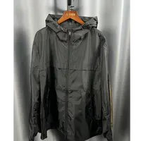 99新 ZEGNA 99新男士春秋连帽薄款防水外套