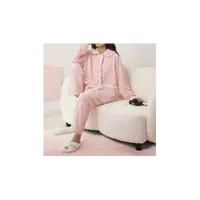 【敏敏】41001女士冬款雅丝绒居家睡衣两件套~DS2341001
