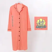 【直播间】时光印橘色家居睡裙