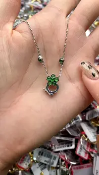 【闪购商品】翡翠戒指银S925镶嵌66666666      4