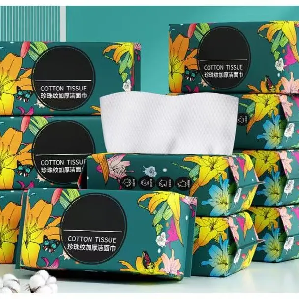 新疆包邮拍1发8洗脸巾加厚洗脸棉柔巾干湿两用抽取珍珠纹