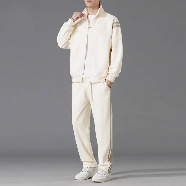 轻奢高级感休闲时尚运动服套装男2025新款春秋季高端宽松卫衣卫裤