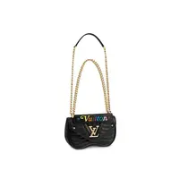 99新 LouisVuitton/路易威登  Wave黑色单肩斜挎包
