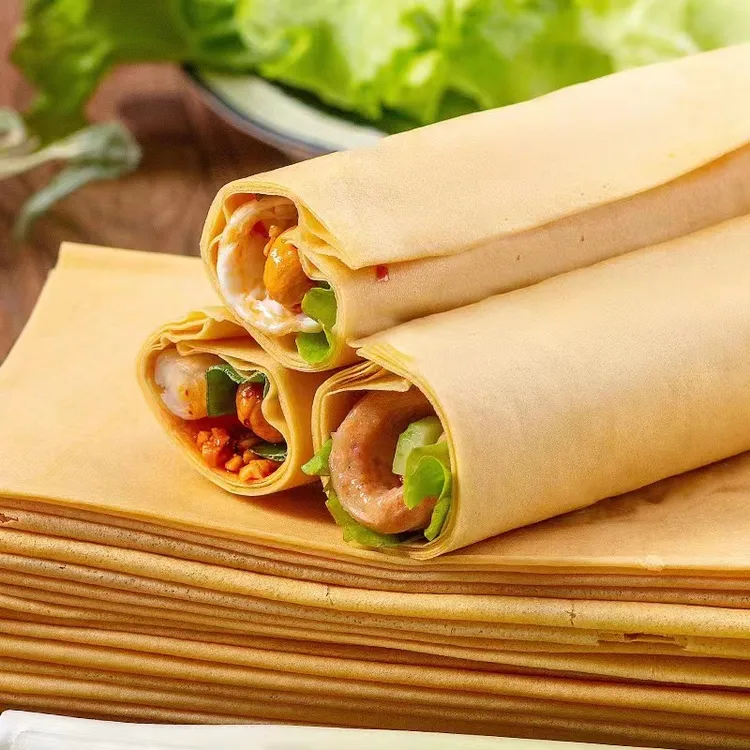 纯粗粮手工大煎饼山东临沂特产香甜软糯制作碳水营养