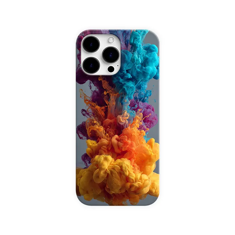 七彩烟雾手机壳适用于苹果17promax华为mate荣耀vivo小米oppo一加