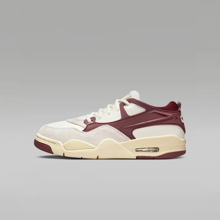 NIKE/耐克官方正品AJ 4RM男女款白红复古低帮板鞋FQ7940-101