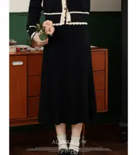【品牌撤柜款ZB】高腰中长款秋冬优雅半身裙LXN329113BQ