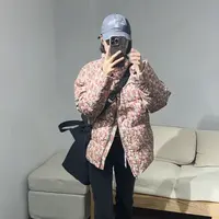 NIU ZI 小碎花花拉链外套#21