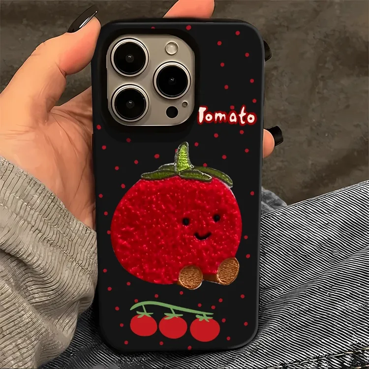 非立体ins风适用于iphone17苹果15软胶16promax秋冬手机壳XM果冻