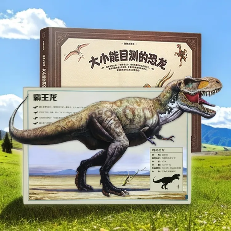 动物百科大小能目测的野生动物精装绘本3-6岁儿童启蒙书籍益智