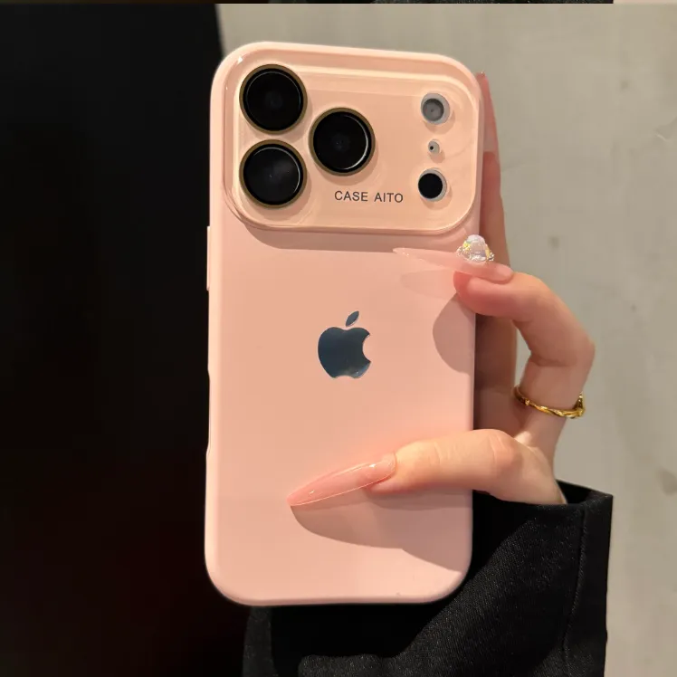 简约时尚适用苹果17promax手机壳液态硅胶小众iPhone1615纯色14女