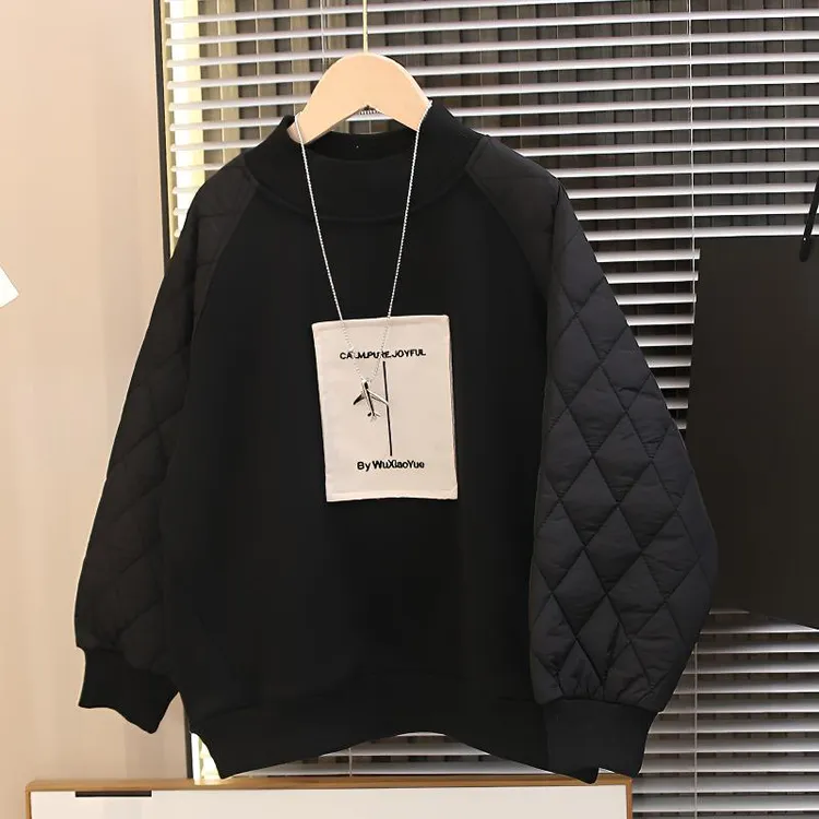 男童卫衣加绒加厚中大童夹棉秋冬款校服神器2025新款儿童冬装内搭