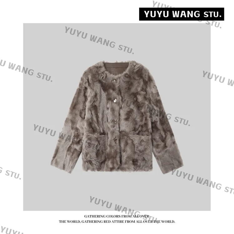 YUYU WANG【涧雪】皮草RB2SDRL2357
