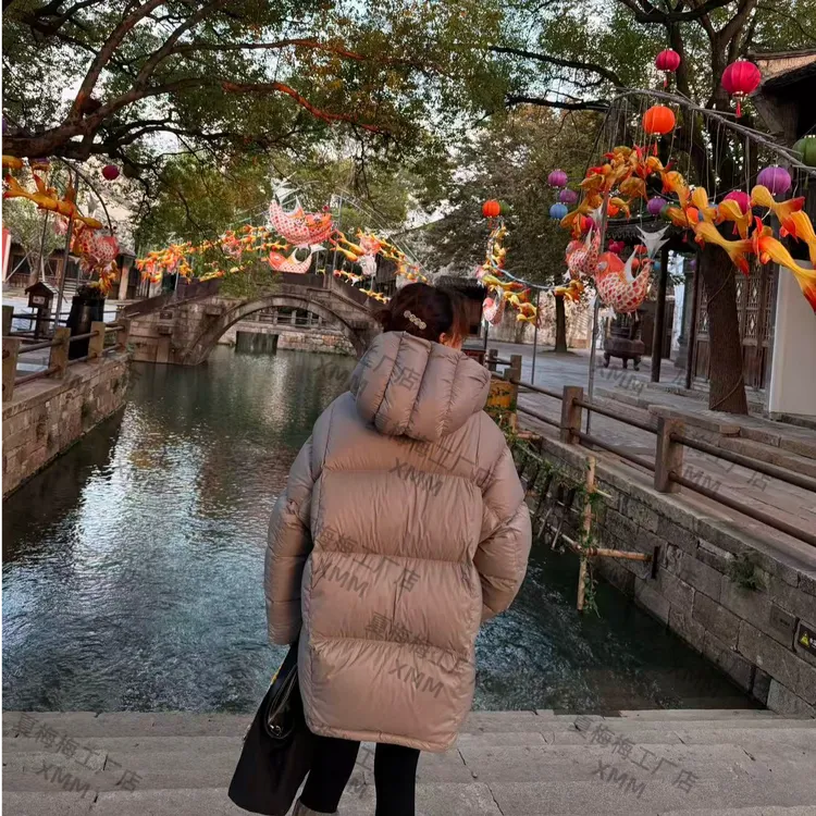 XMM.【95绒大泡芙白鸭绒】宽松休闲时尚长袖常规款连帽秋冬20259099