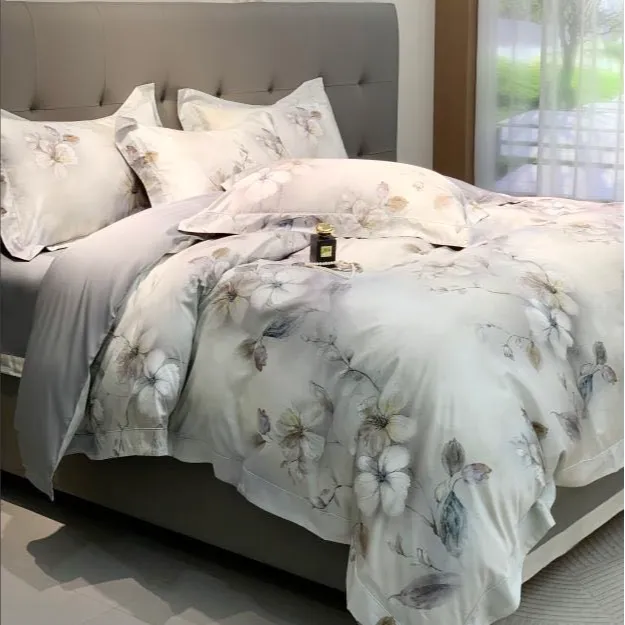 D特价清！高奢超细旦LF级天丝棉印花宿舍四件套！实体简约设计款XBD