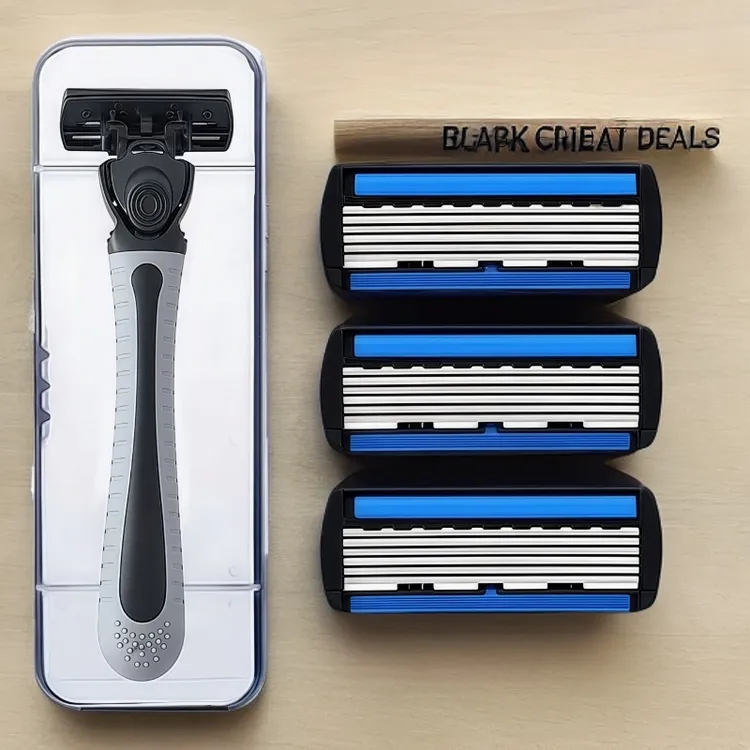 新款进口六层男士六层胡子刀便捷老式手动剃须刀手动刮胡刀剃须刀