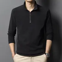 9278-男士（时代）（黑色）半拉链卫衣（冬季款）
