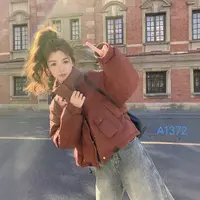 A1372高档羽绒外套休闲休闲减龄时尚女装白鸭冬季保暖外套加厚