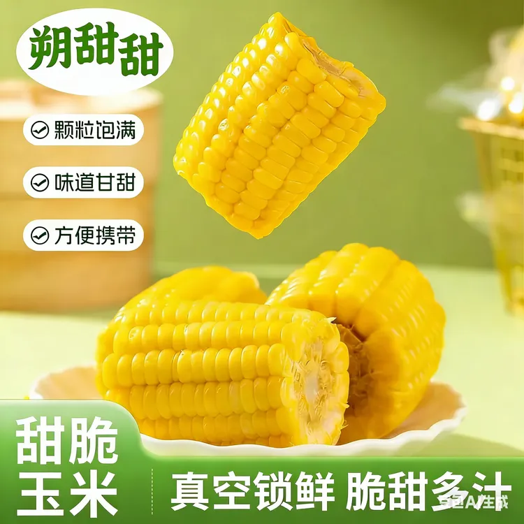 【甜脆】新鲜黄金排骨玉米甜玉米现摘现发金银鲜食鲜嫩爆汁水果玉米