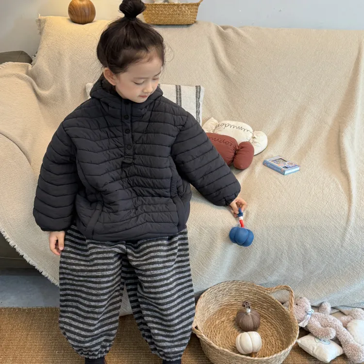 儿童中性款保暖棉衣中小童休闲棉服FY177