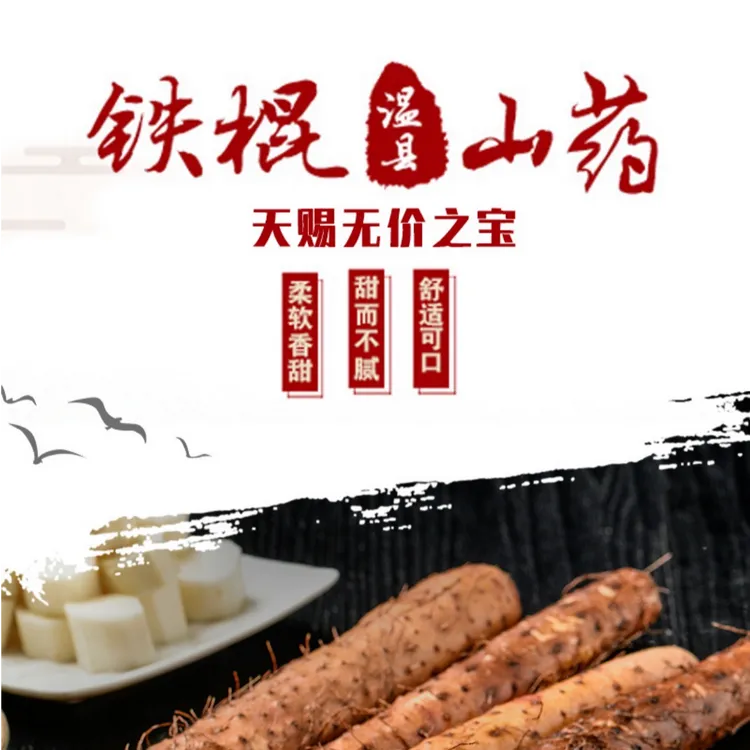 河南温县铁棍山药3斤/5斤正宗现挖现发怀山药精选
