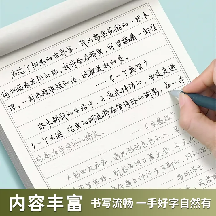 2025新款行楷字帖成人练字女生字体漂亮临摹练字帖成年书法练字CR