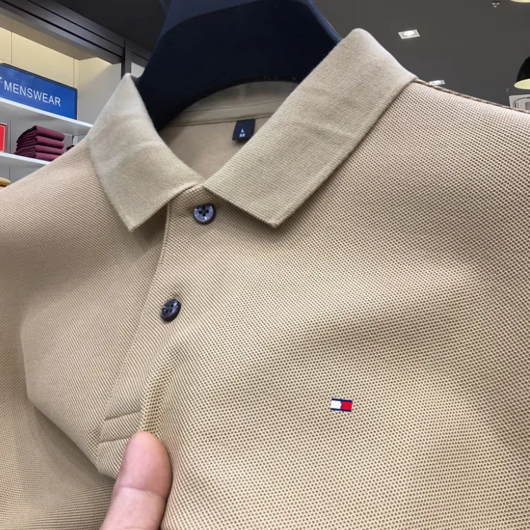 正品Tommy汤米男装纯棉短袖Polo衫男士夏季中青年商务休闲半袖T恤