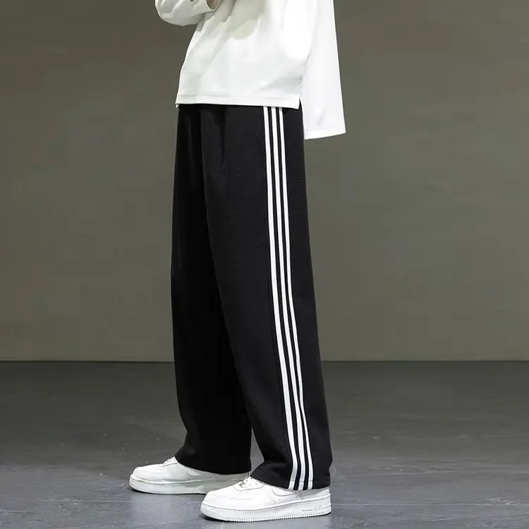 【100%棉】-秋冬男女同款-纯棉运动裤百搭直筒宽松休闲裤