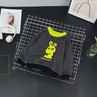 21100高端专享冬季条纹绣花卫衣黑色