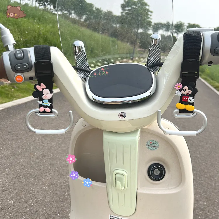 电动车挂钩前置通用强力承重编织电瓶车摩托车自行车头盔外卖挂钩