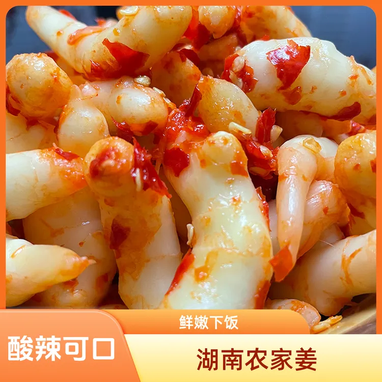 泡姜嫩姜酸辣仔姜湘西特产湖南特产下饭菜酸辣生姜生姜嫩姜泡子姜